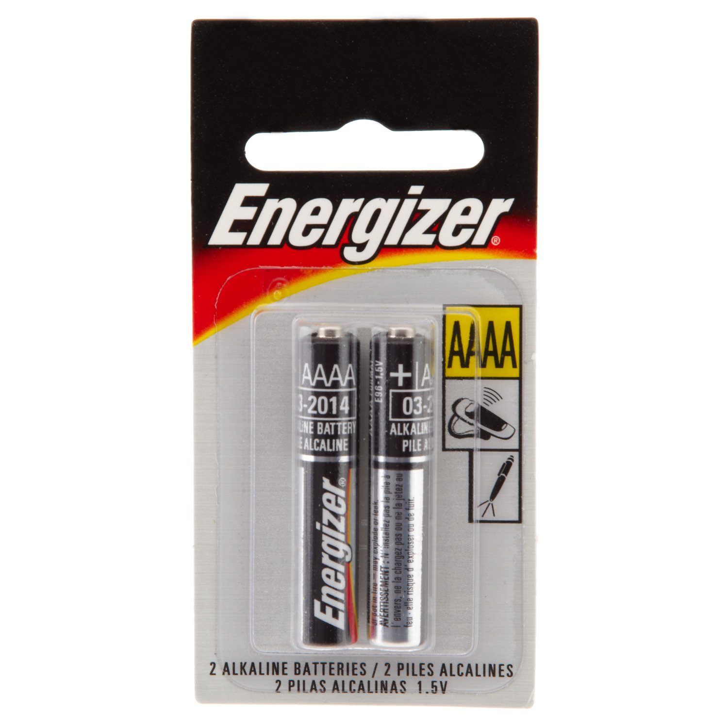 Energizer® Max Alkaline AAAA Batteries 2-Pack