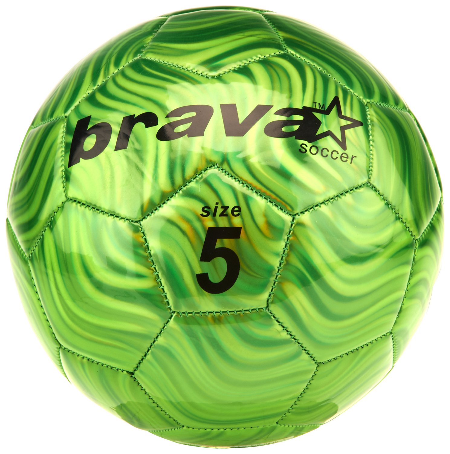 Brava® Soccer Green Foil Size 5 Soccer Ball thumbnail