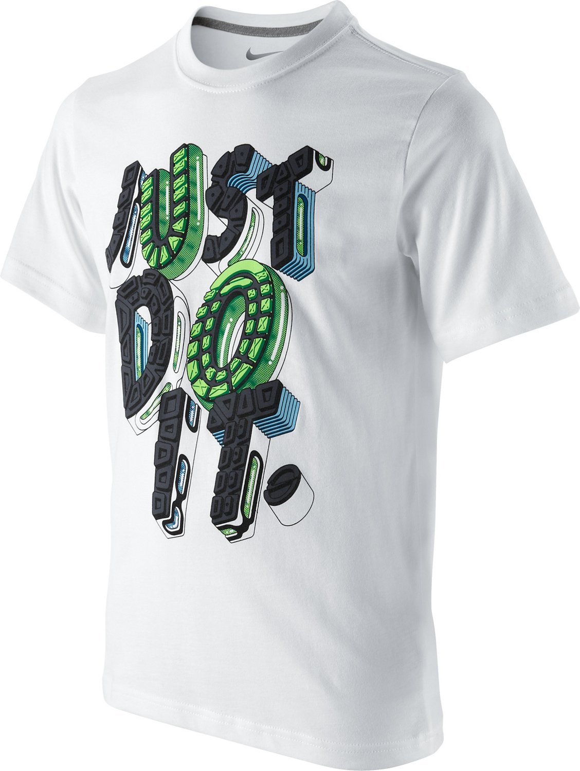 Nike Boys' Shoe Sole Just Do It Short Sleeve T-shirt