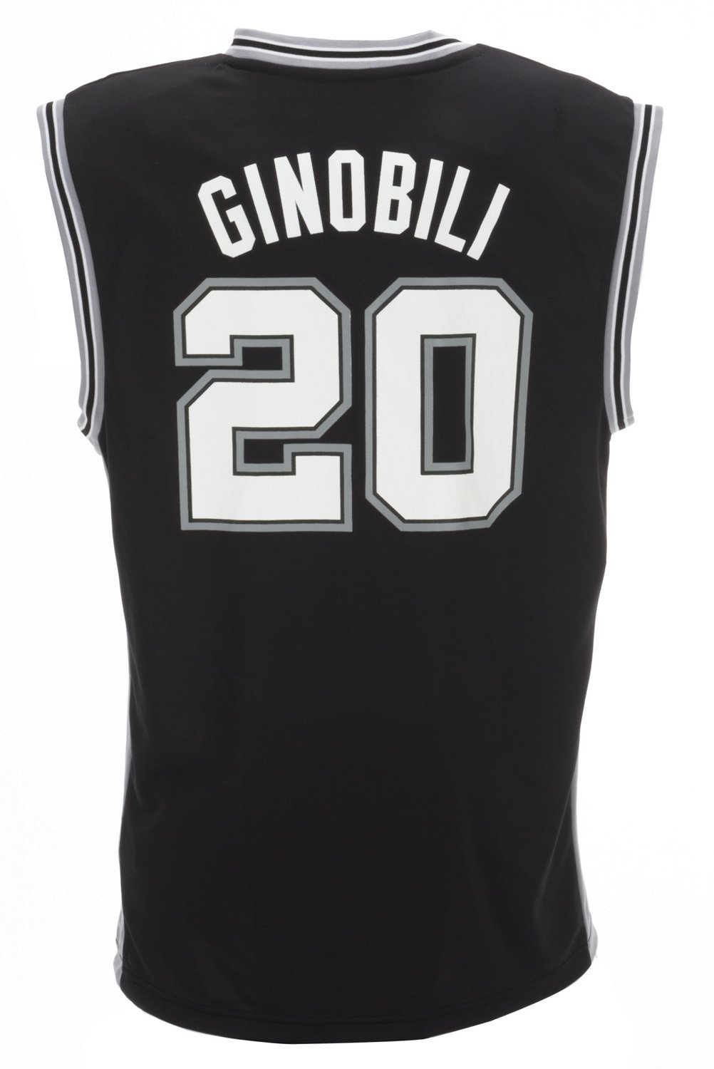 adidas Men's San Antonio Spurs Manu Ginobili #20 Replica Jersey thumbnail