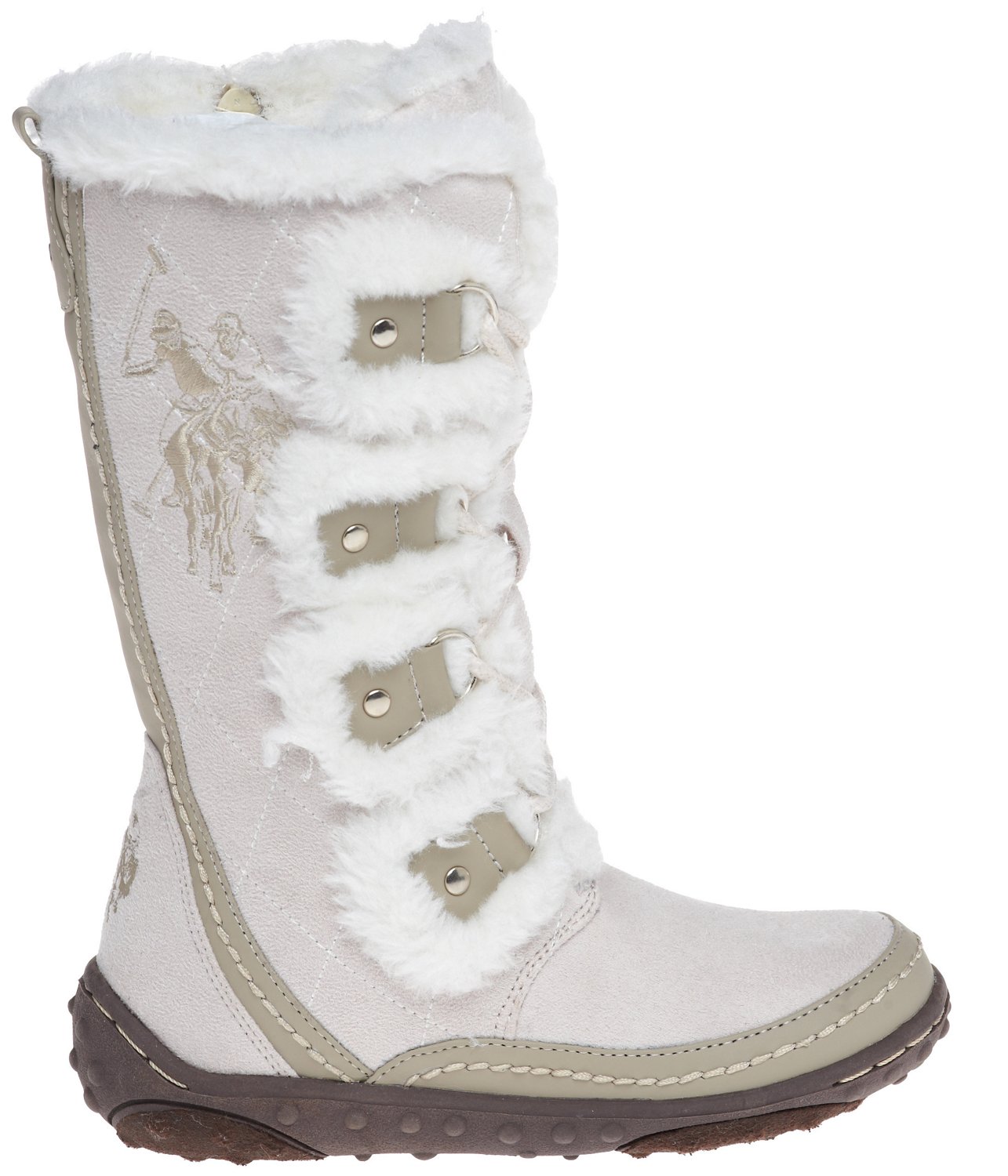 U.S. Polo Girls' Microfiber Boots