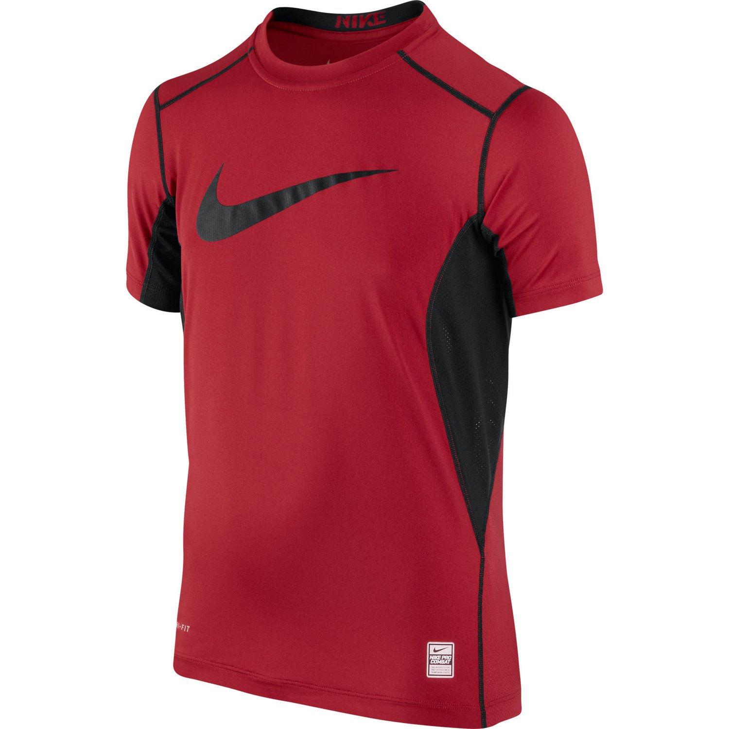 Nike Boys' Pro Combat Core Fitted Swoosh T-shirt