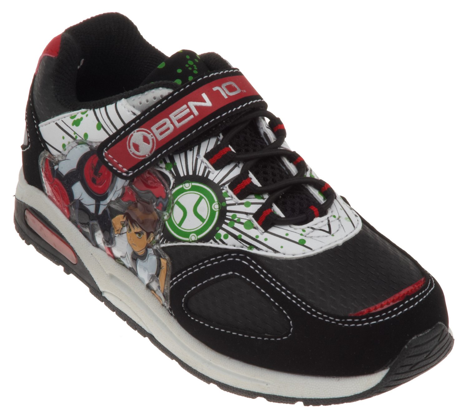 Ben 10 Boys' Power Strap Court Athletic Lifestyle Shoes thumbnail