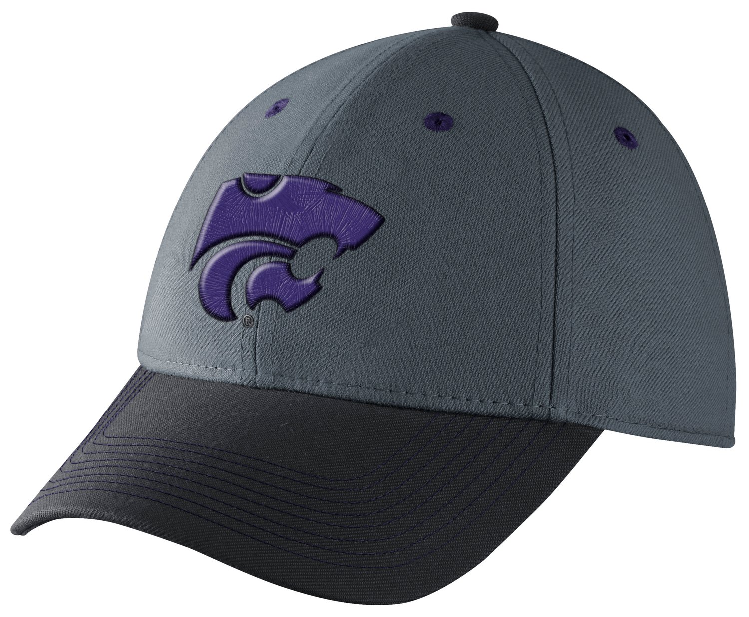 Nike Men's Kansas State University Dri-FIT Fan Seasonal Legacy 91 Swoosh Flex Cap