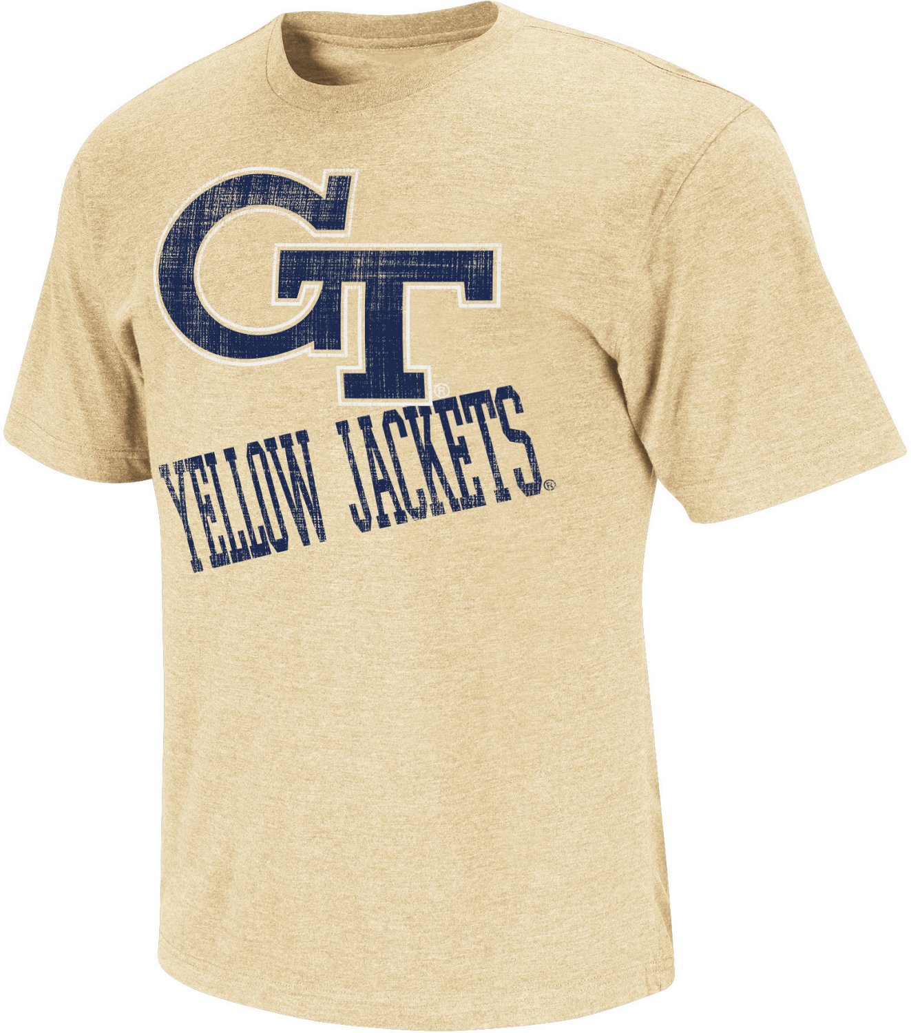 Colosseum Athletics Men's Georgia Tech Ace Crew Neck T-shirt