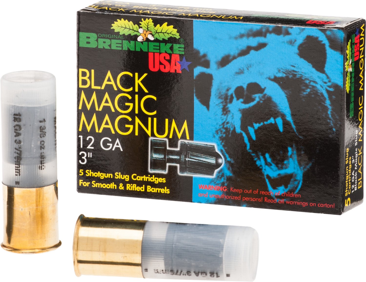 Brenneke Black Magic Magnum 12 Gauge Shotgun Slugs