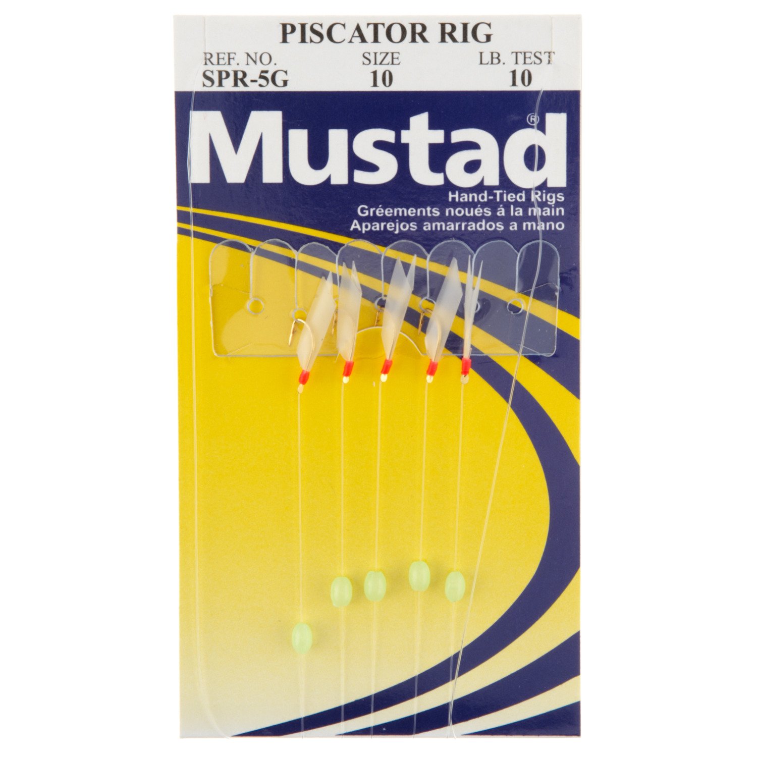 Mustad Piscator Rig#10, 5-pack