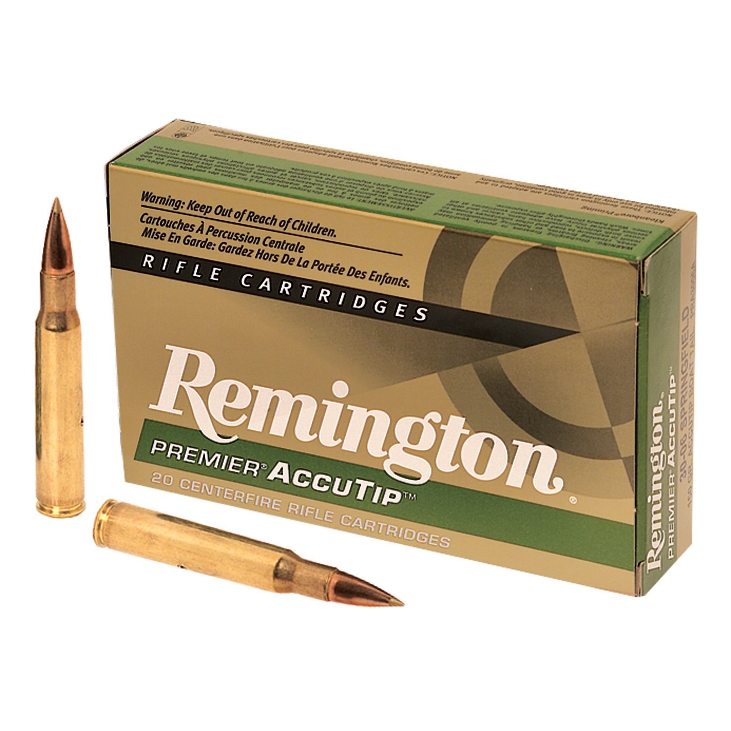 Remington Premier® AccuTip™ .270 Winchester 130-Grain Centerfire Rifle Ammunition