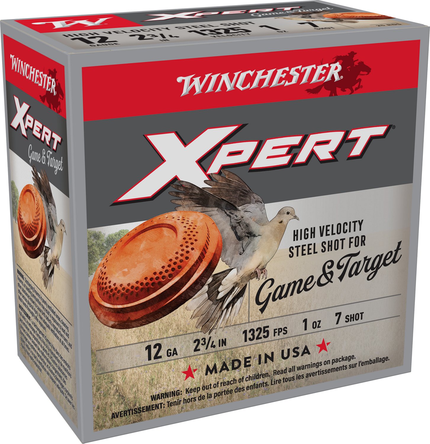 Winchester Xpert® 12 Gauge #7 Shot Steel Upland Game & Target Loads