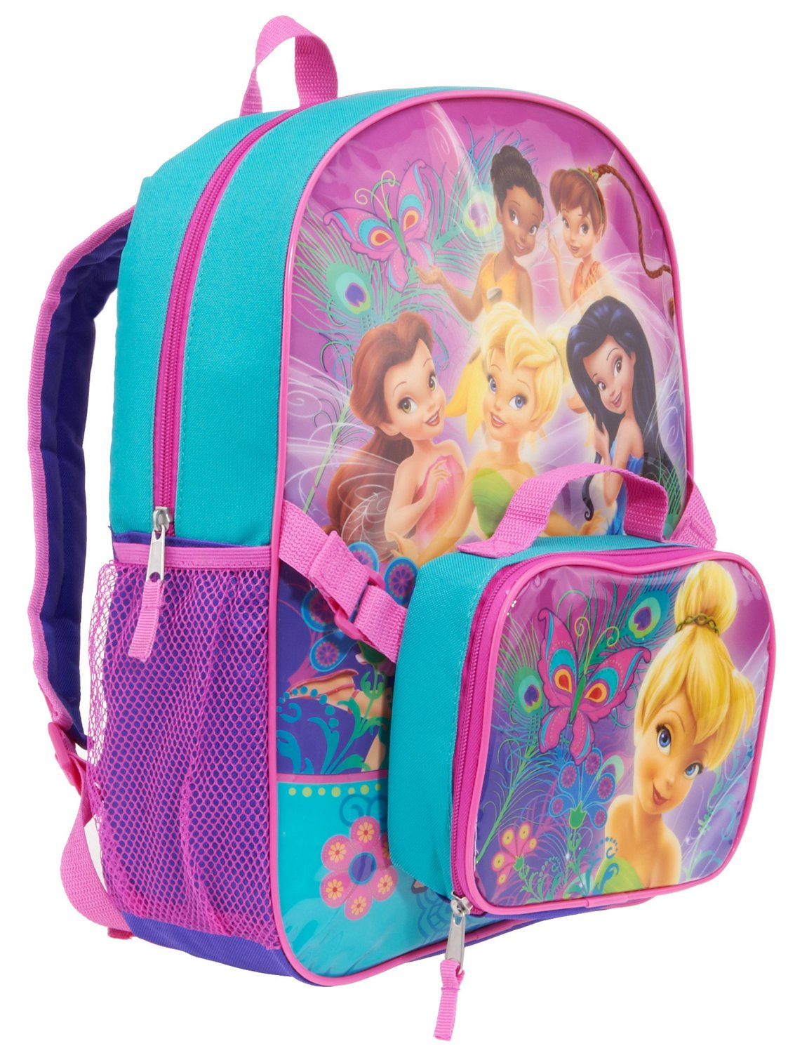 Disney Girls' Tinker Bell Backpack with Lunch Kit thumbnail