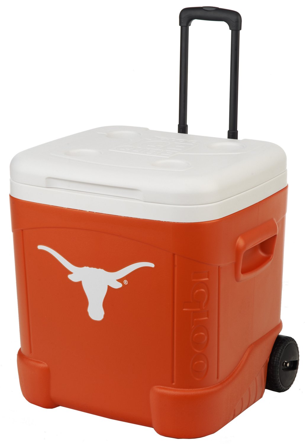 Igloo University of Texas Ice Cube 60 qt. Roller Cooler