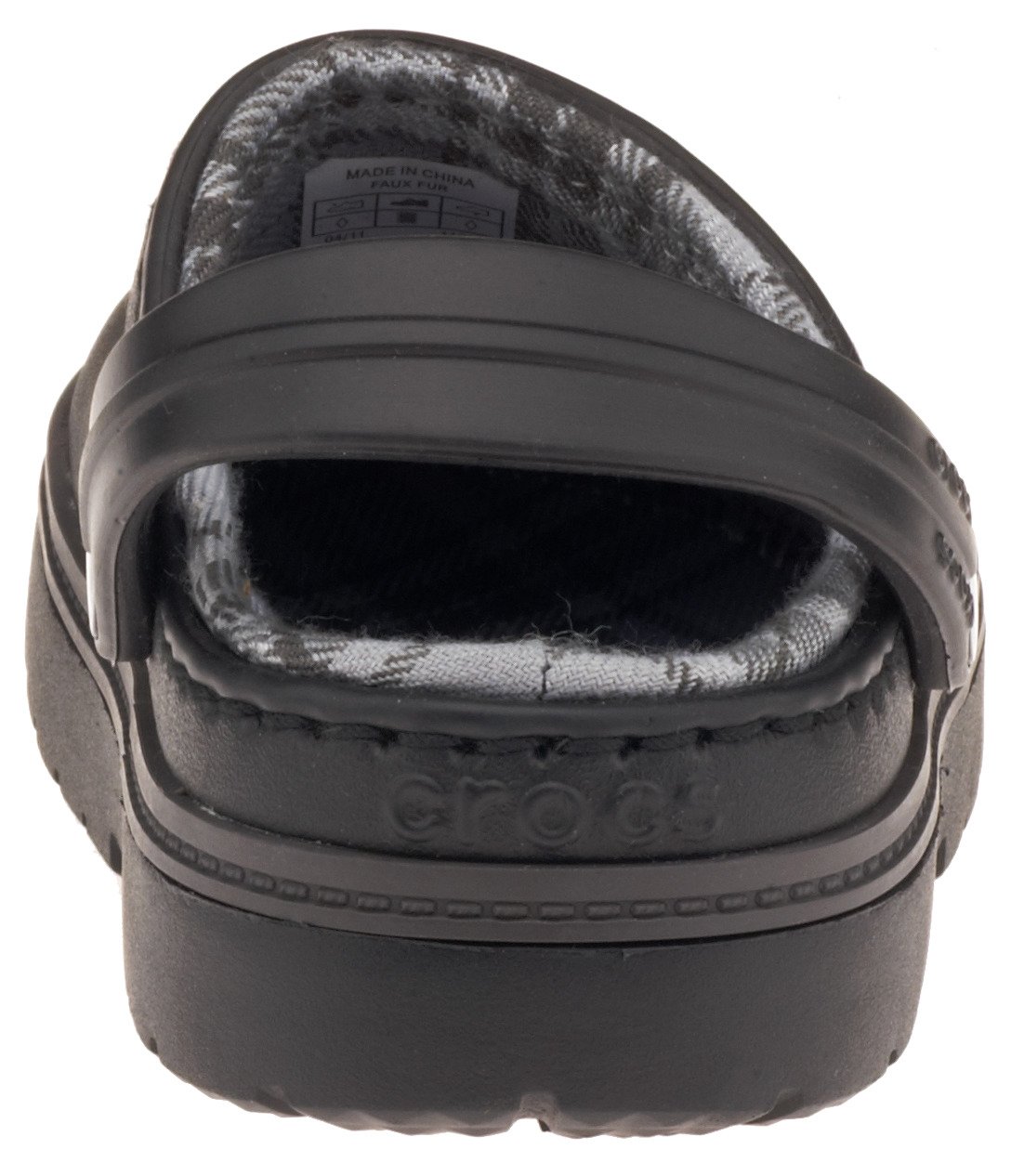 Crocs Kids' Cobbler Plaid Lined Clogs thumbnail