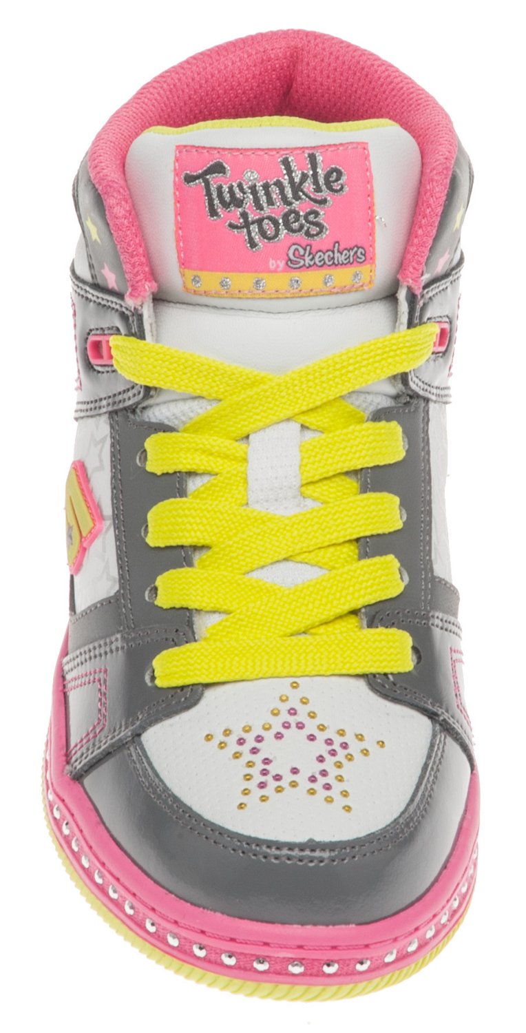 SKECHERS Girls' Twinkle Toes Cherished High Athletic Lifestyle Shoes thumbnail