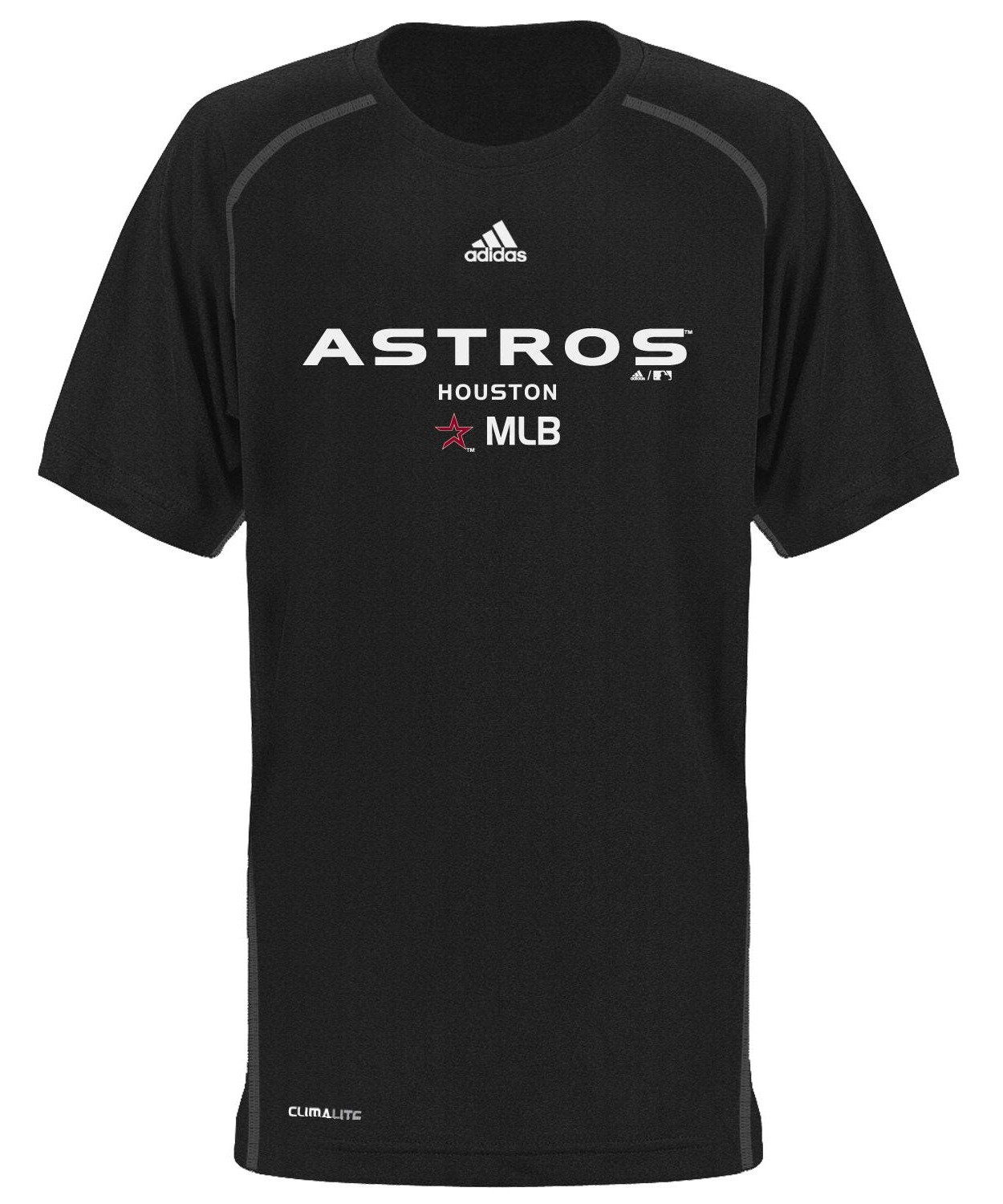 Adidas Boys' Houston Astros Speedwick Short Sleeve T-Shirt