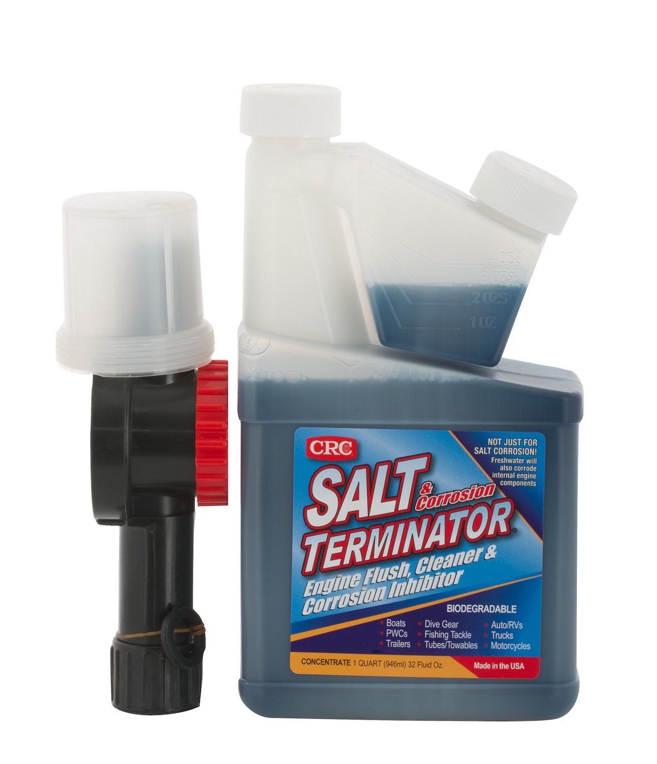 CRC Marine Salt Terminator® 32 fl. oz. Engine Flush, Cleaner and Corrosion Inhibitor with Mixer