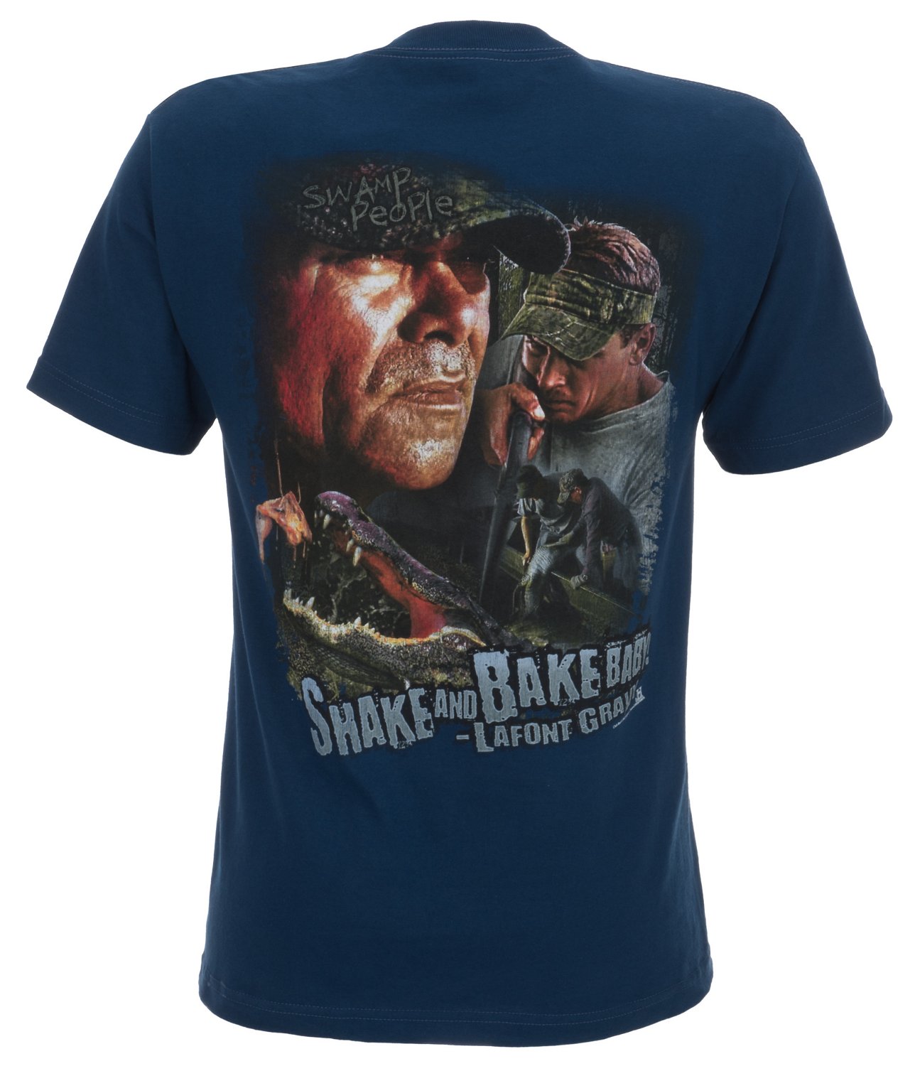 Club Red Men's Swamp People Shake and Bake T-shirt