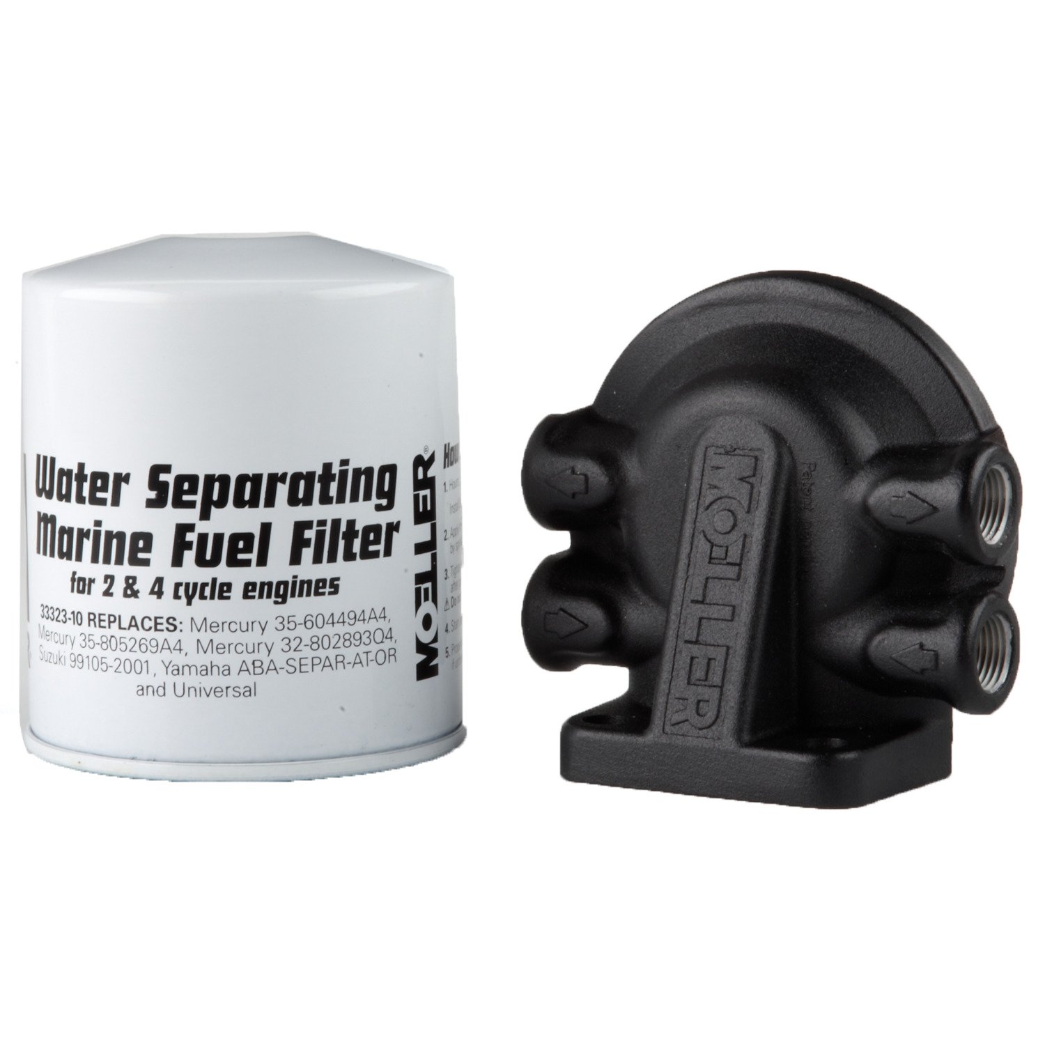Moeller Marine Clear Site Universal Water Separating Fuel Filter System