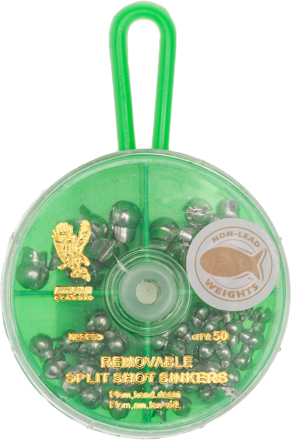 Eagle Claw Non-Lead Split-Shot Sinkers 72-Pack thumbnail