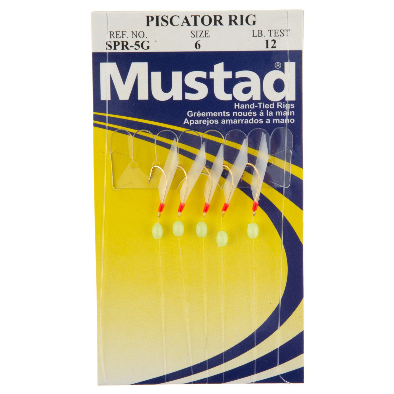 Mustad Piscator Rig#6, 5-pack