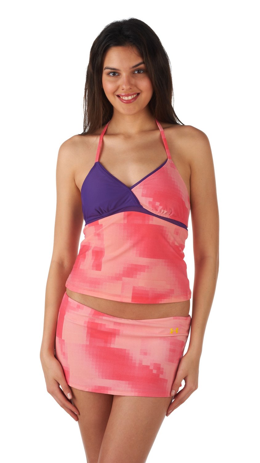 Under Armour® Women's Single String Halterkini Swim Top thumbnail