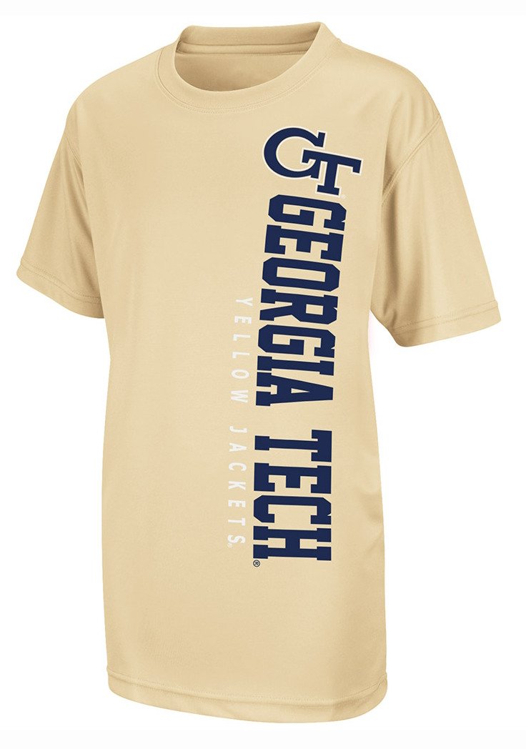 Colosseum Athletics Youth Georgia Tech University Stadium Short Sleeve T-shirt