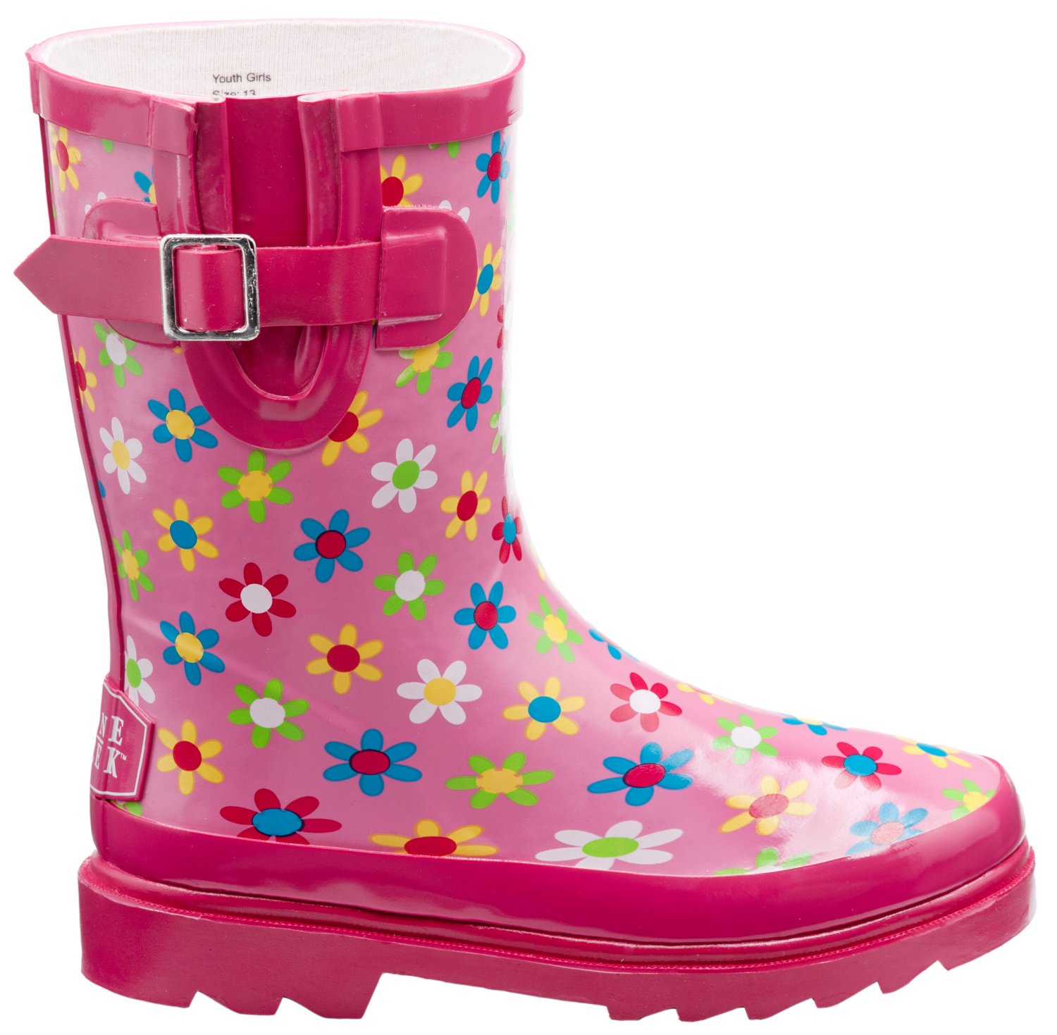 Stone Creek Girls' Flower Power Rubber Boots thumbnail