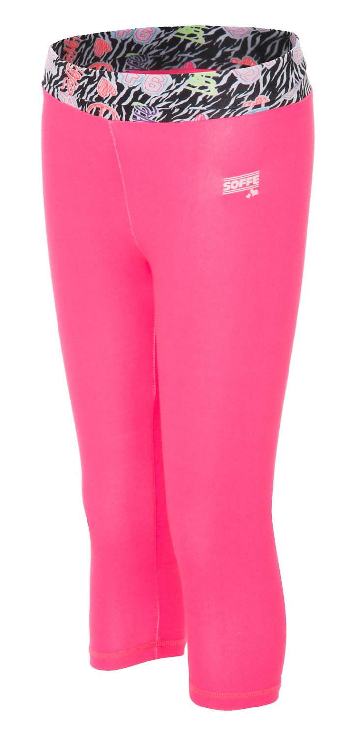 Soffe Girls' Skinny Gym Capri Pant