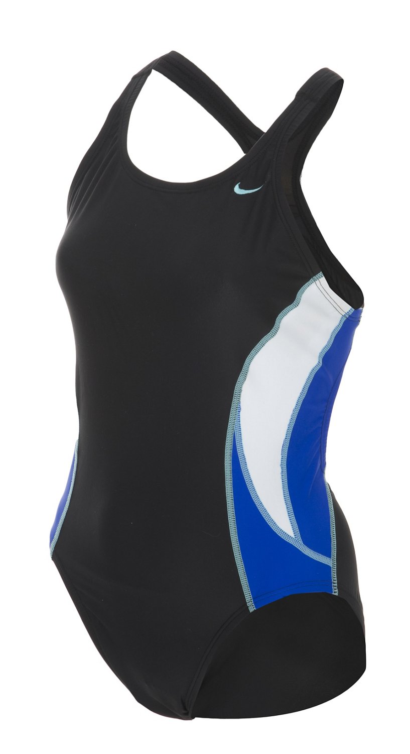 Nike Women's Colorblock Power Back Tank Swim Top