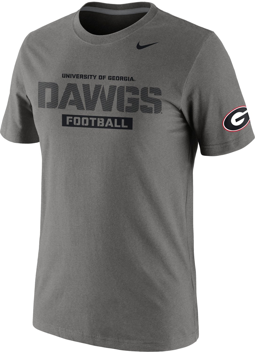 Nike Men's University of Georgia Practice Team Issue Short Sleeve T-shirt