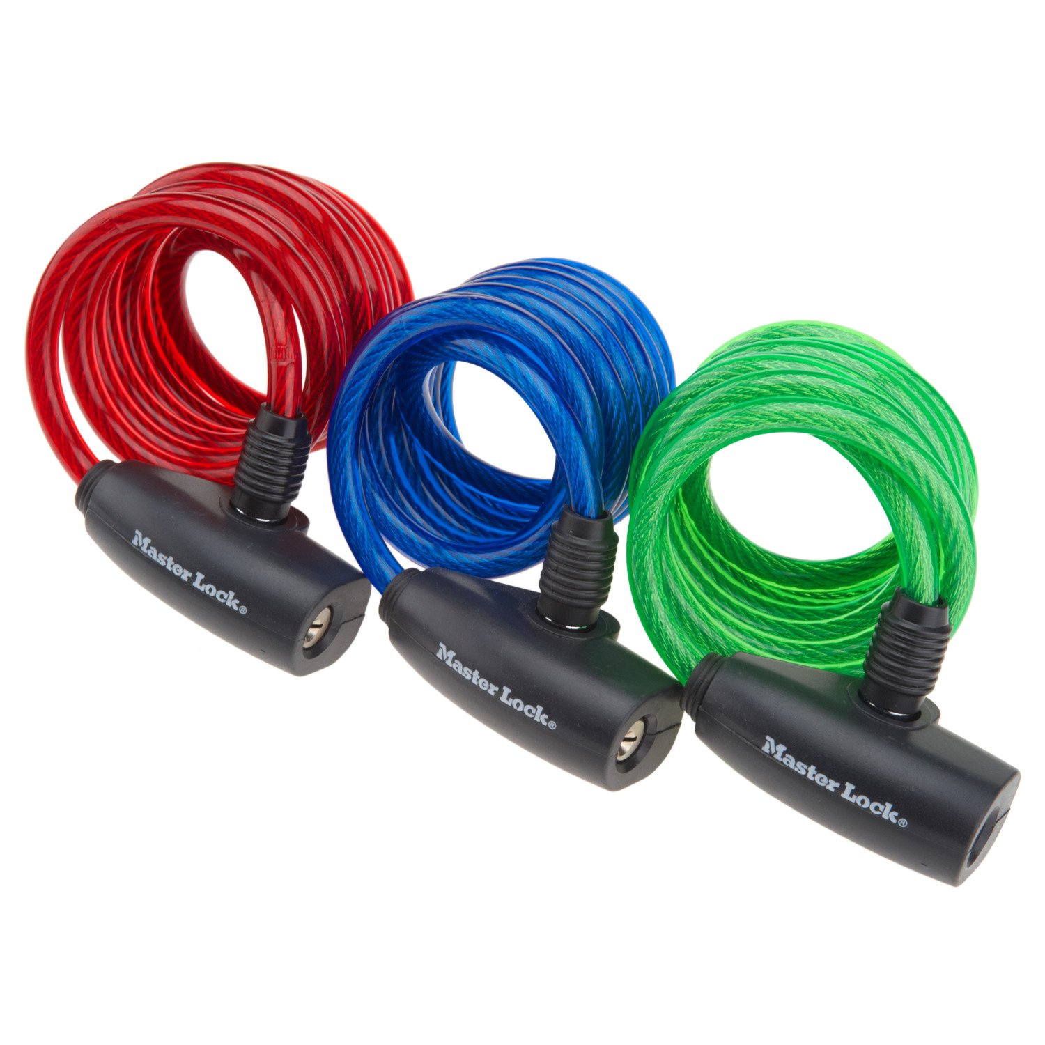 Master Lock® 6' Locking Cables 3-Pack