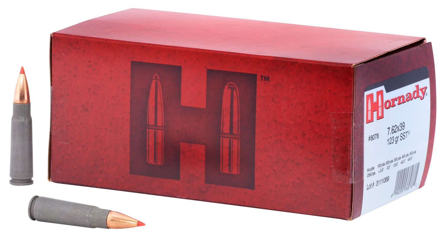 Hornady SST® Steel Case 7.62x39mm 123-Grain Rifle Ammunition