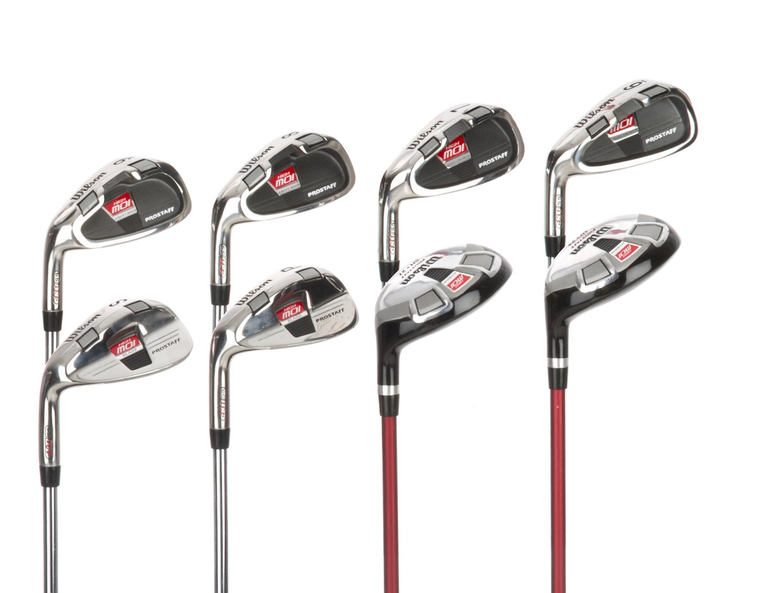 Wilson Men's Pro Staff High MOI Hybrid Iron Set Left-handed