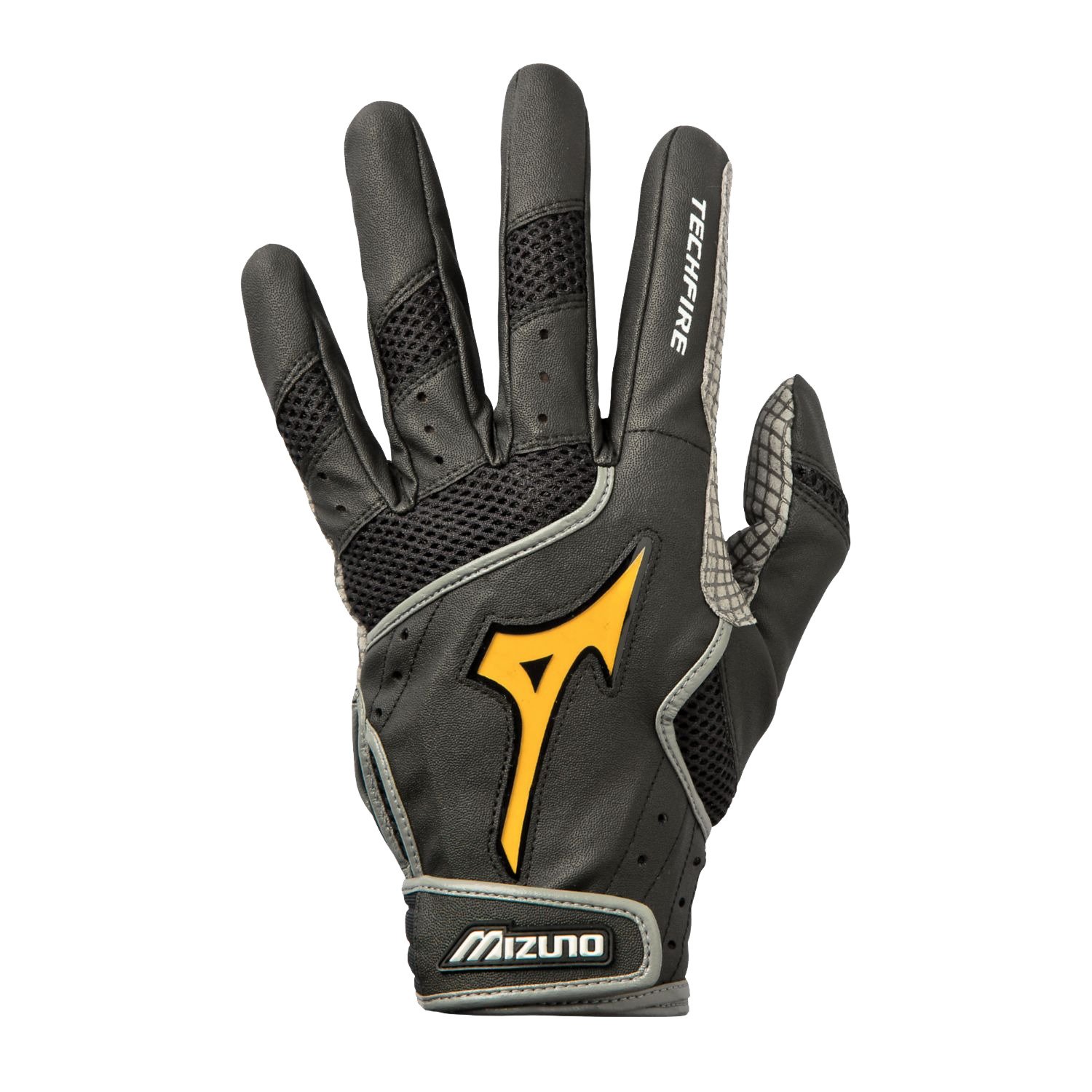 Mizuno Adults' Power Grip Palm Batting Gloves