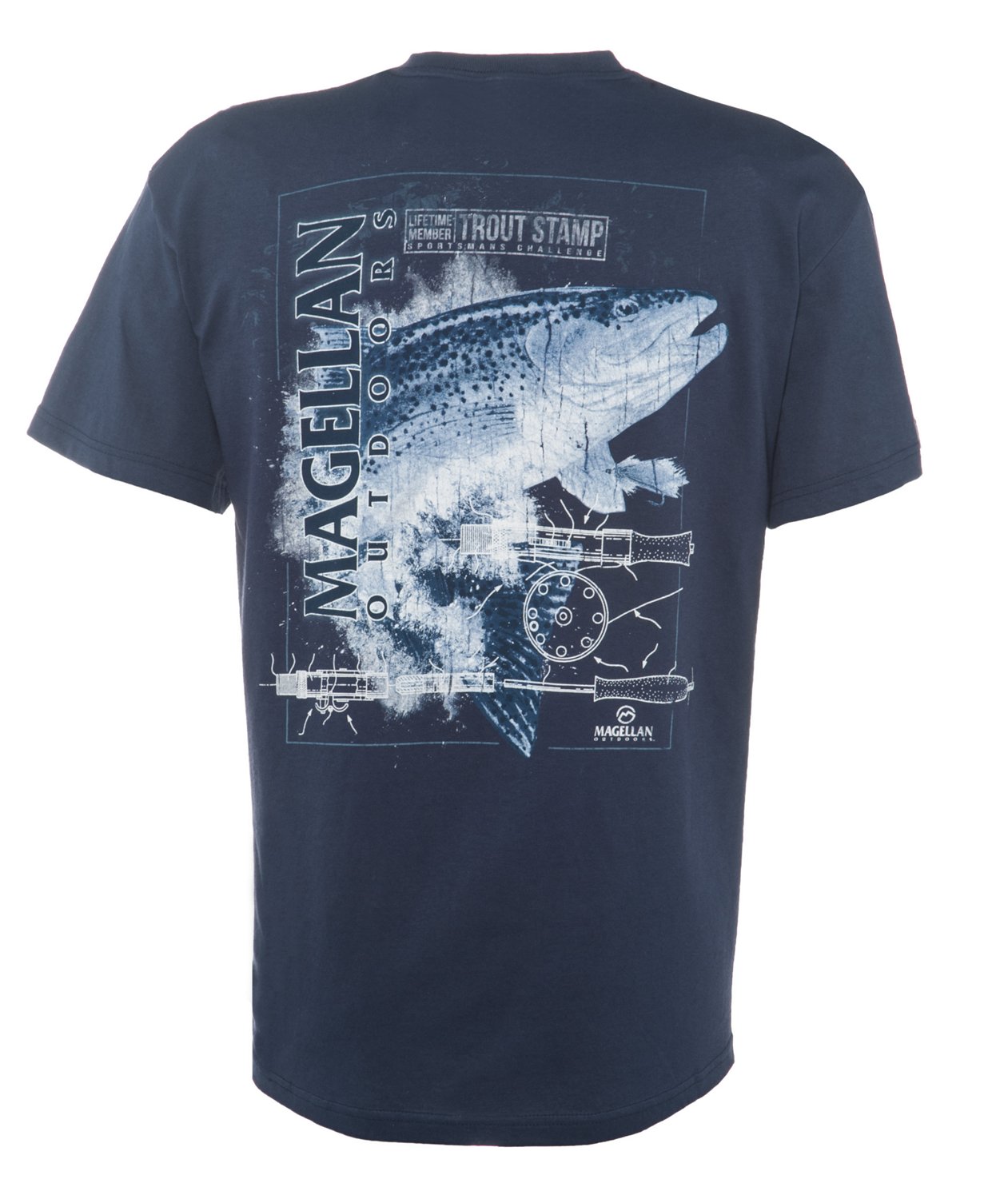 Magellan Outdoors Men's Trout Stamp Graphic Short Sleeve T-shirt