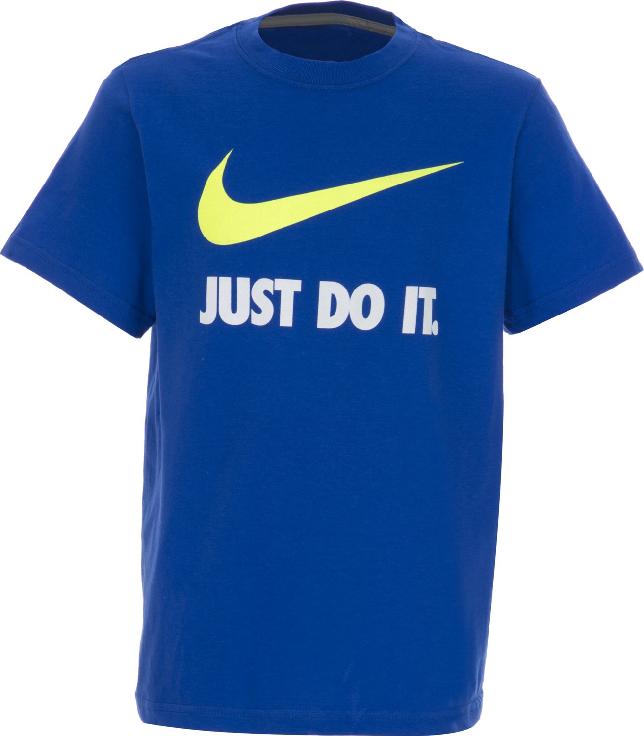 Nike Boys' QT Just Do It Swoosh Short Sleeve Crew T-shirt