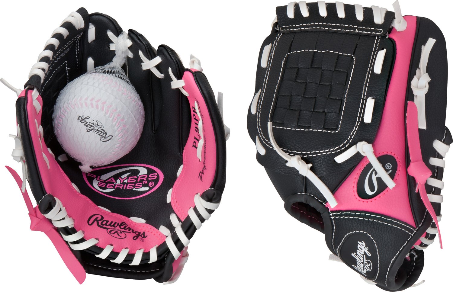 Rawlings Youth Players Series 9 In T Ball Glove With Ball Academy 6265