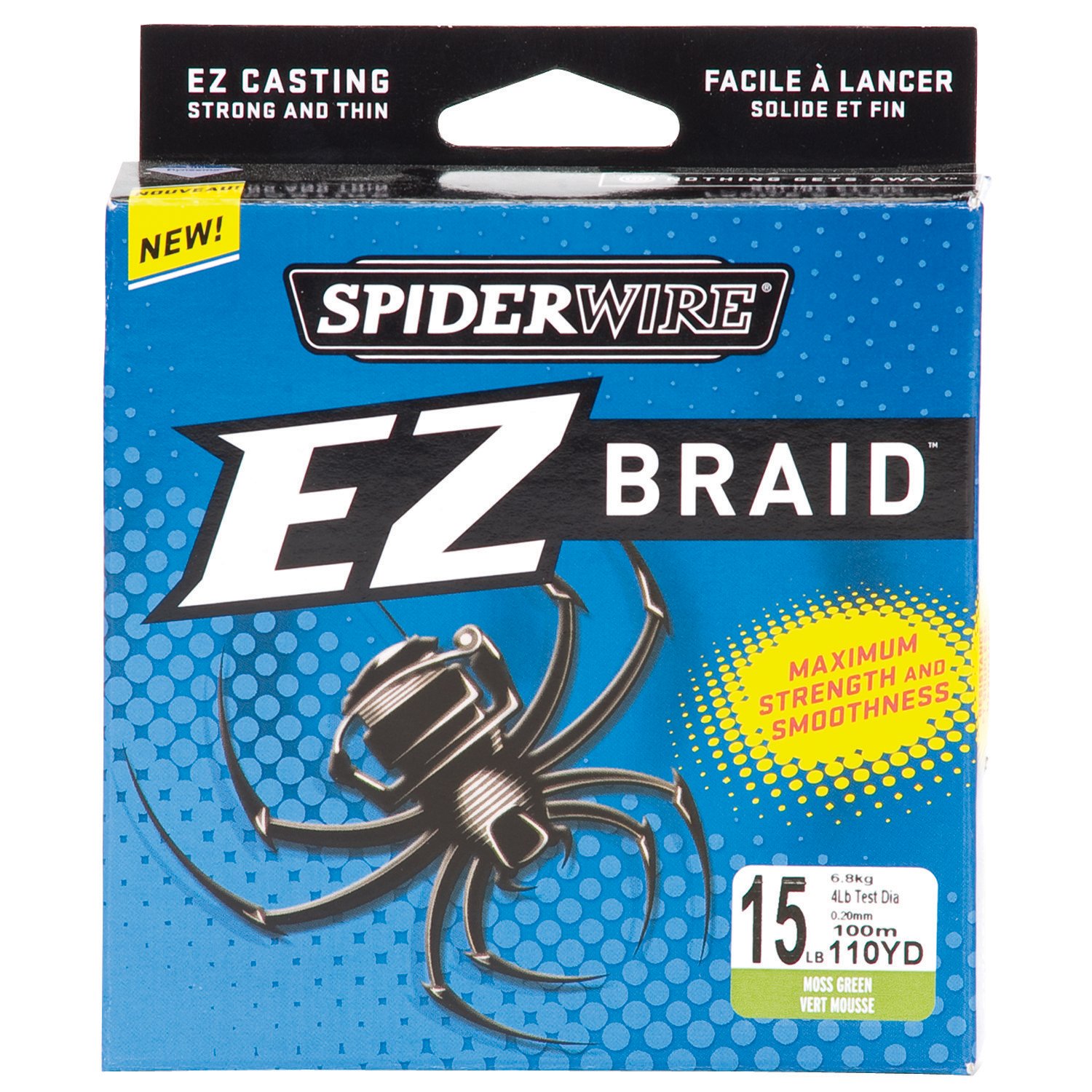 Spiderwire® EZ Braid™  15 lb. - 110 yards Braided Fishing Line