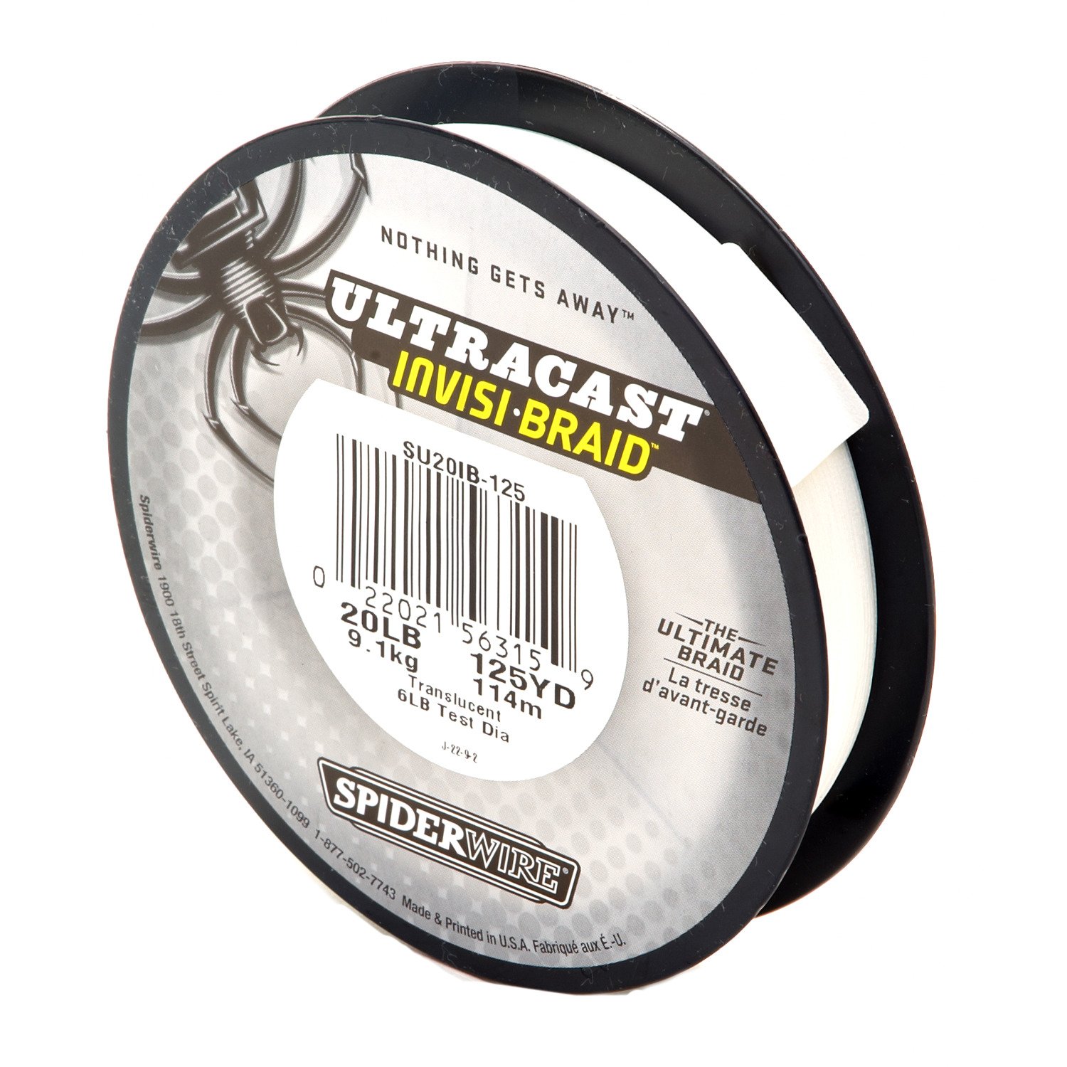 Spiderwire® Ultracast™ Invisi-Braid™ 20 lb. - 125 yards Braided Fishing Line