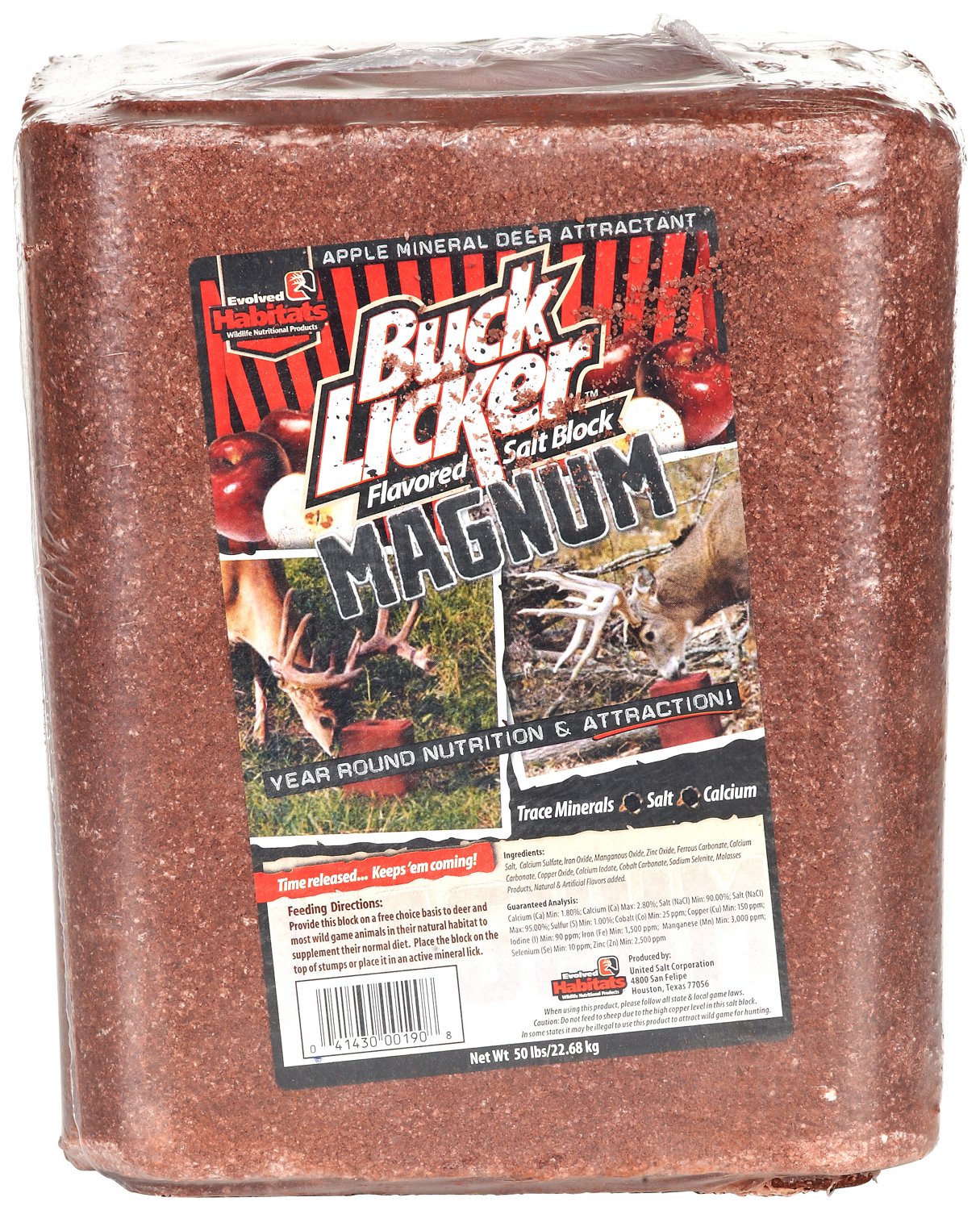 Ranch House 50 lb. Apple Deer Block