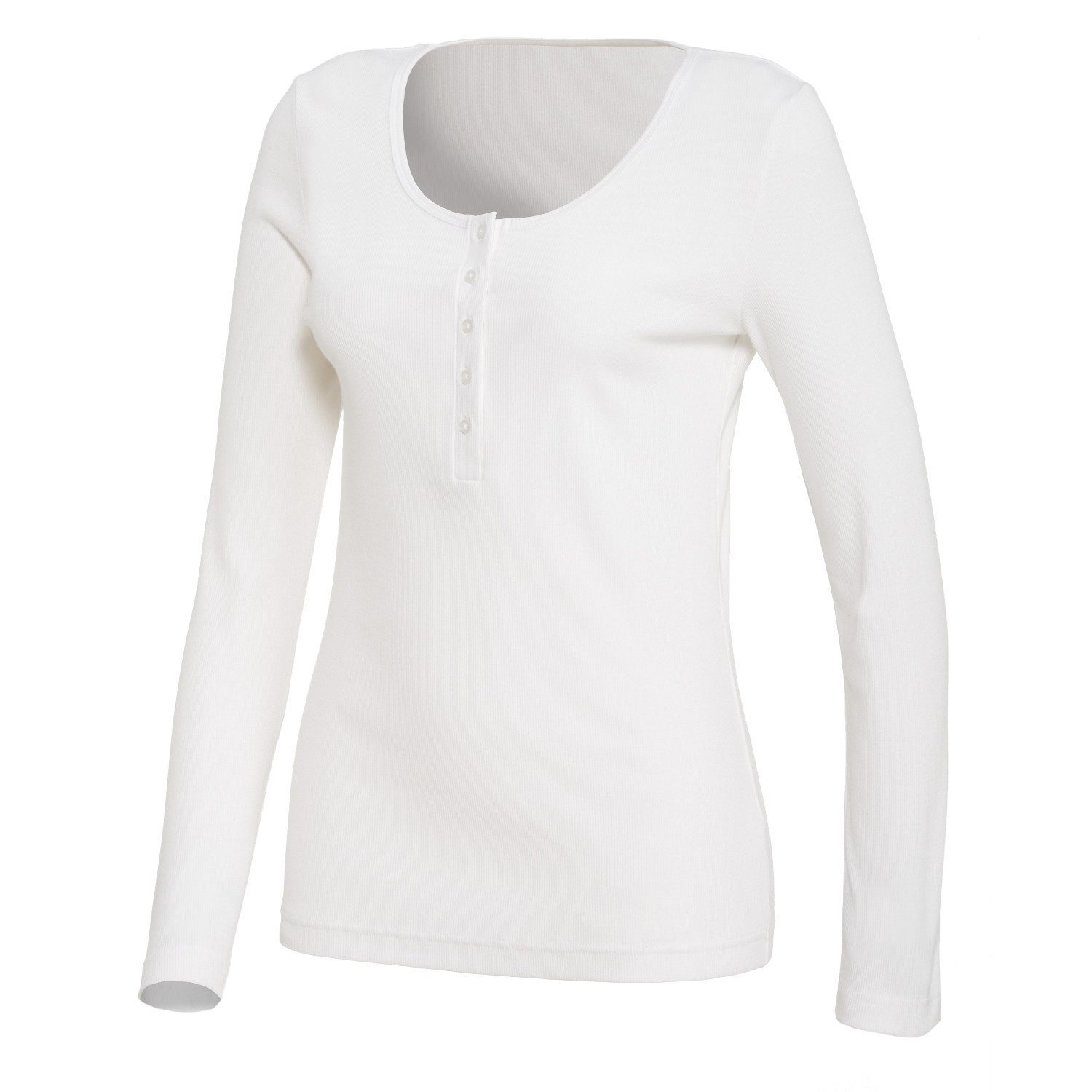 Magellan Outdoors Women's Long Sleeve Solid Henley Shirt