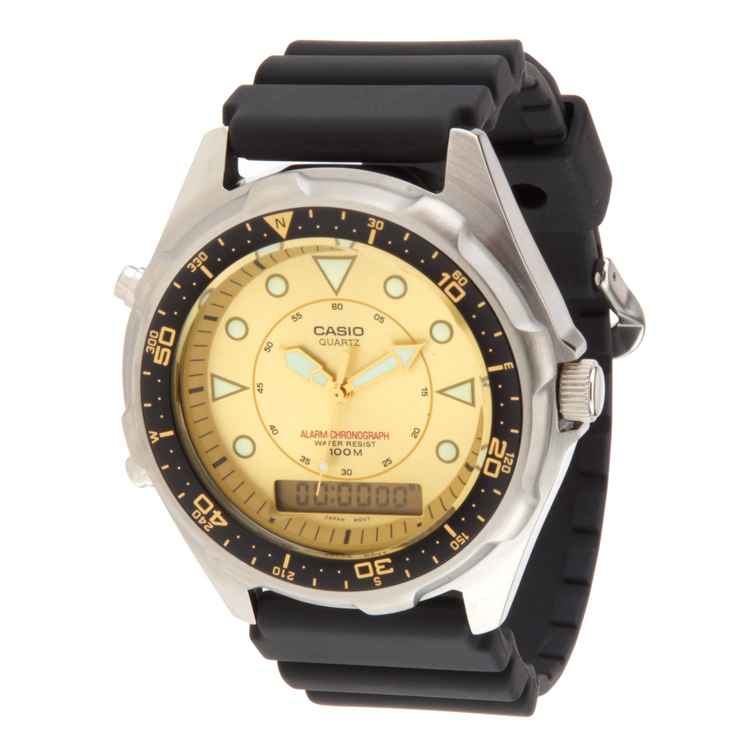 Casio Men's Analog-Digital Chronograph Dive Watch
