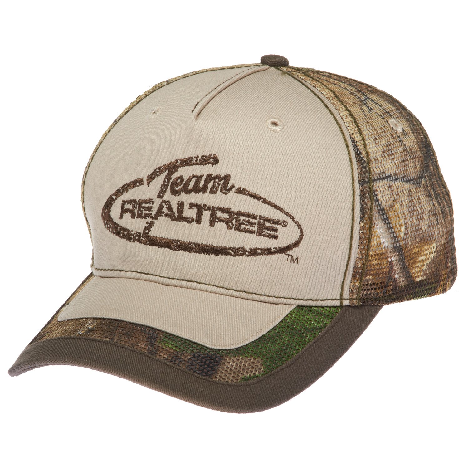 Team Realtree Men's Distressed Logo Cap