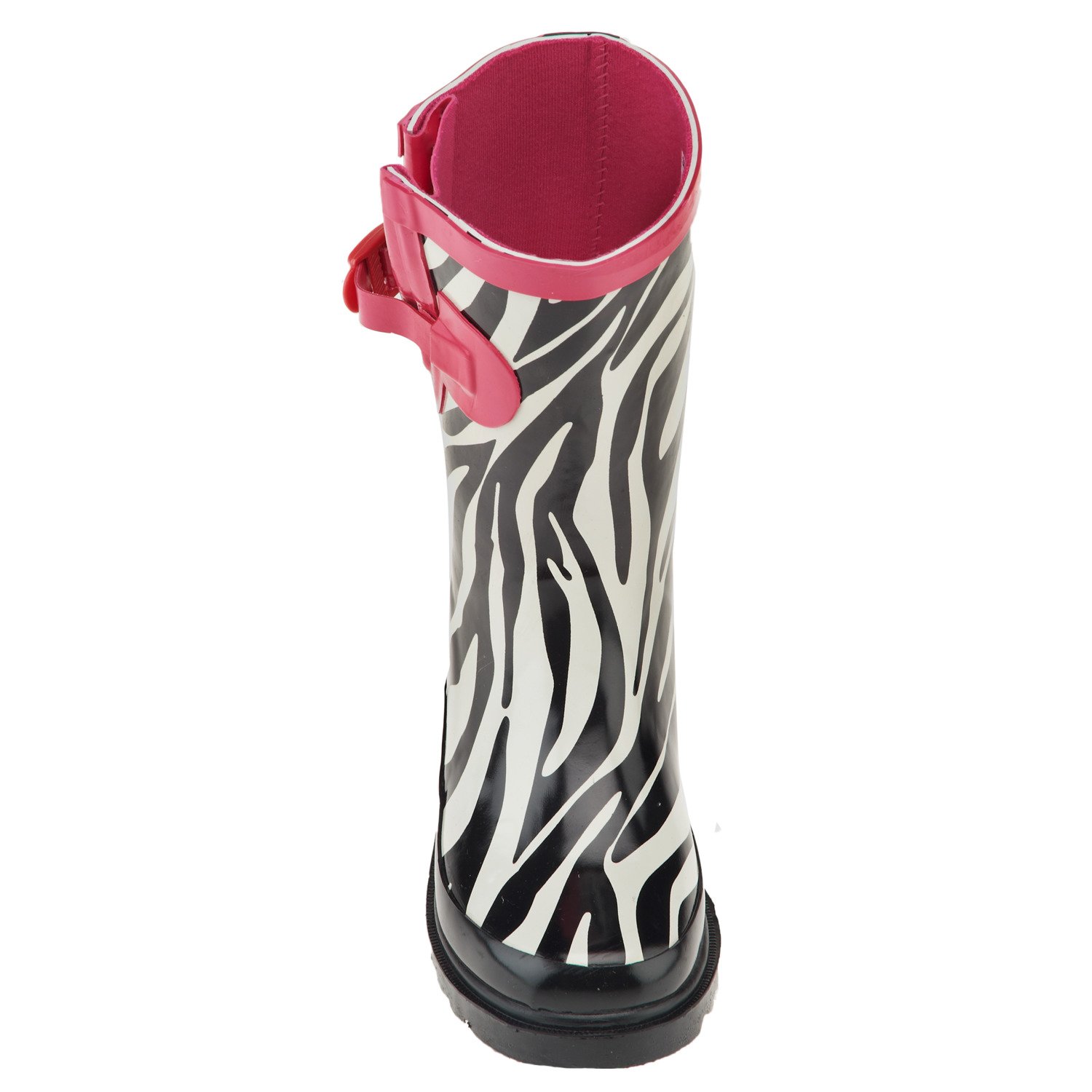 Stone Creek™ Girls' Zebra Print Rubber Boots thumbnail