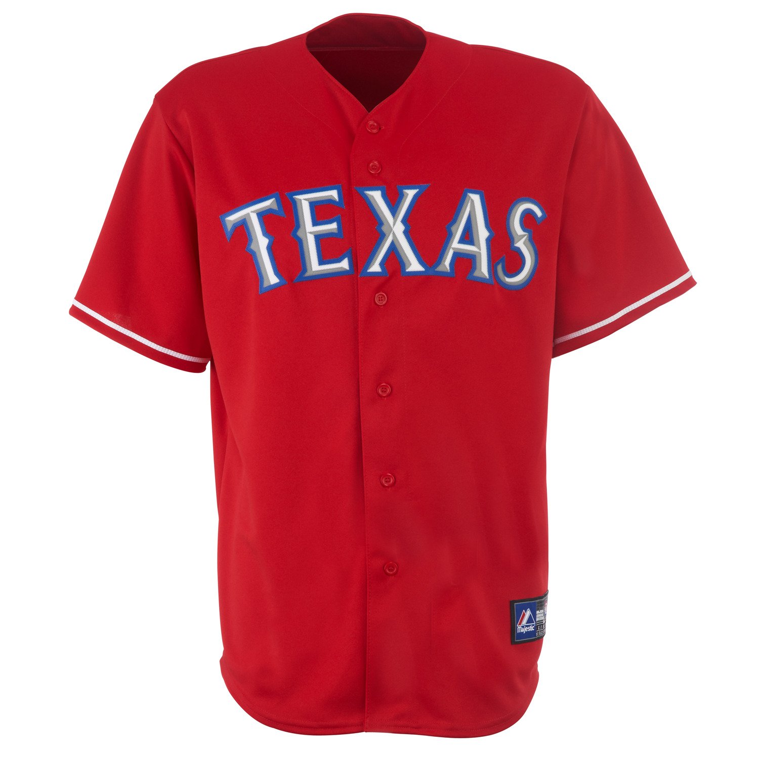 Majestic Adults' Texas Rangers Andrés Blanco Replica Baseball Jersey