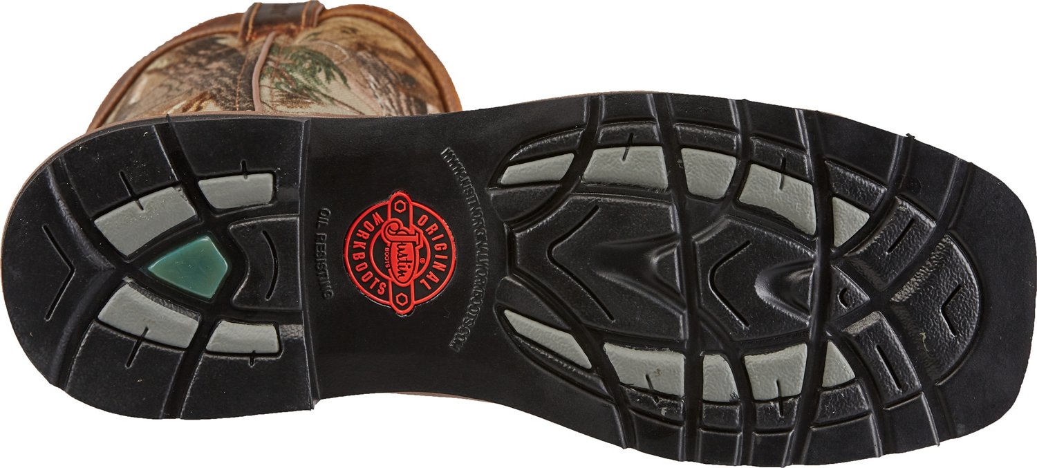 Justin Men's Stampede® Steel-Toe Work Boots thumbnail