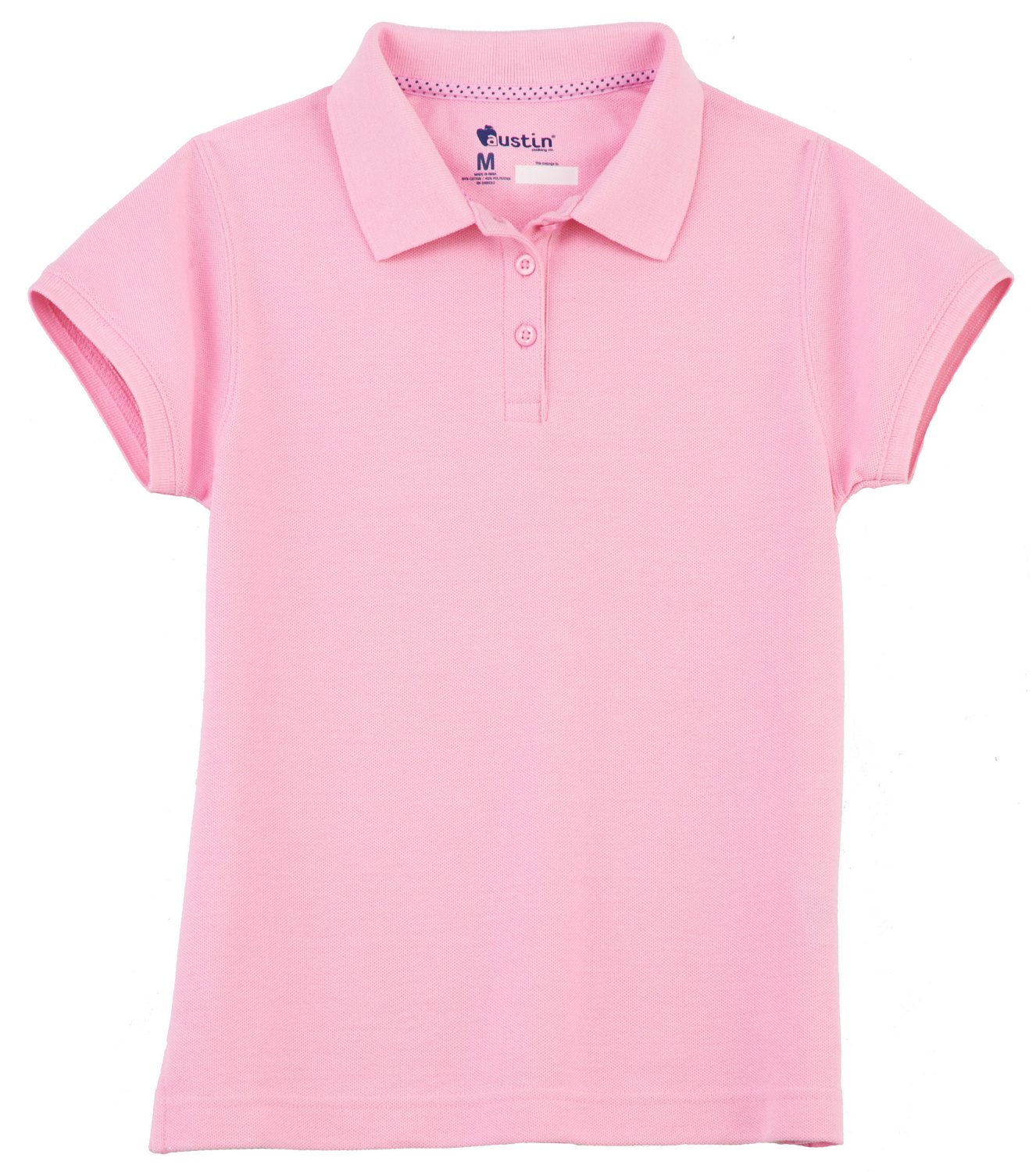 Austin Clothing Co.® Girls' Uniform Short Sleeve Polo