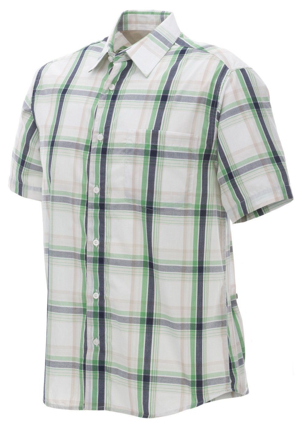 Austin Clothing Co.® Men's Short Sleeve Yarn Dyed CVC Poplin Shirt thumbnail