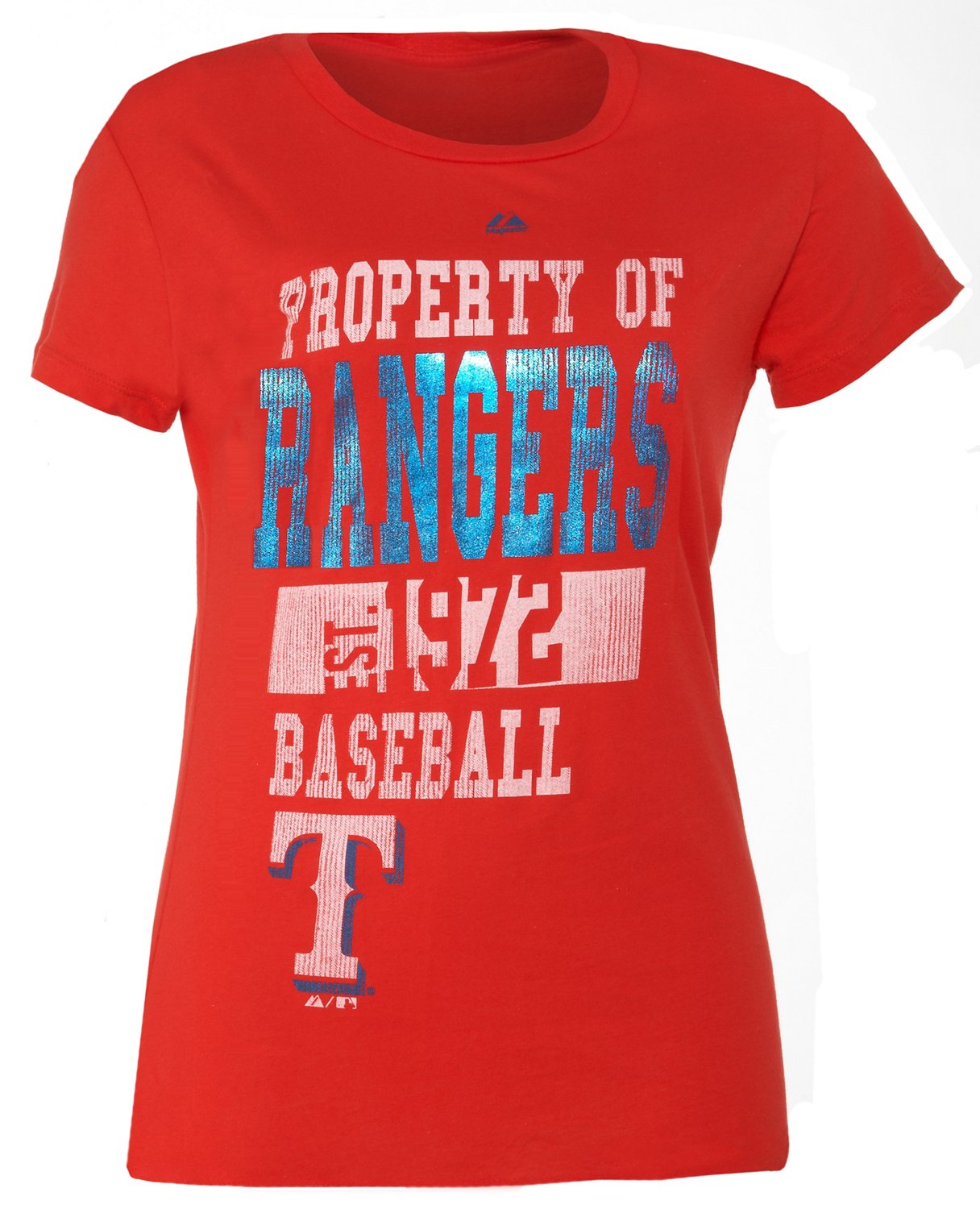 Majestic Women's Texas Rangers Team Property T-shirt