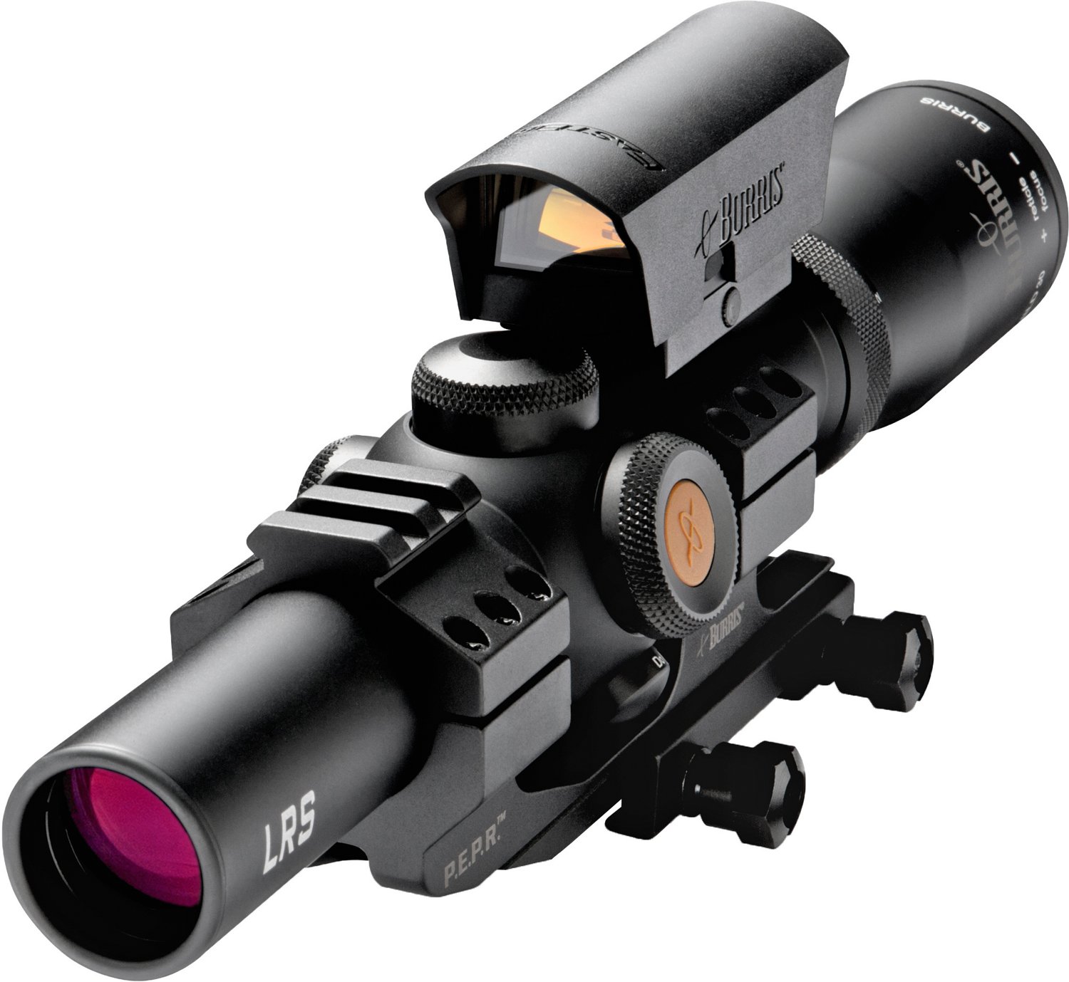 Burris Fullfield TAC30 1 - 4 x 24 Tactical Scope with FastFire Red-Dot Reflex Sight