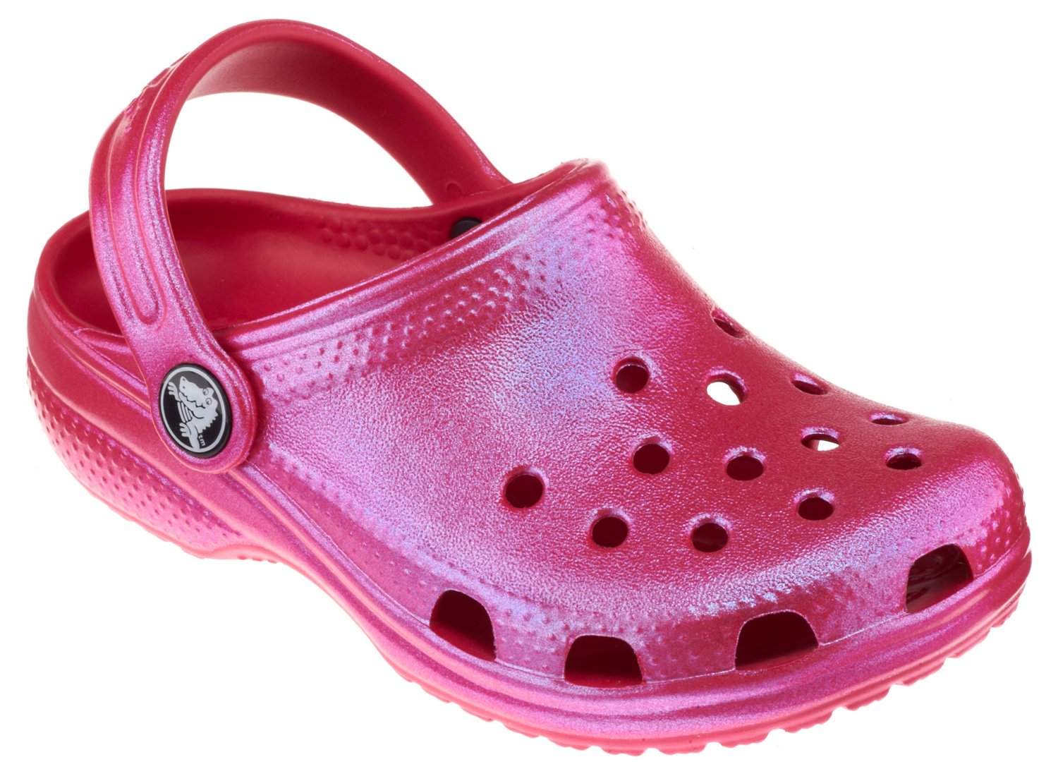 Crocs Girls' Classic Iridescent Clogs thumbnail